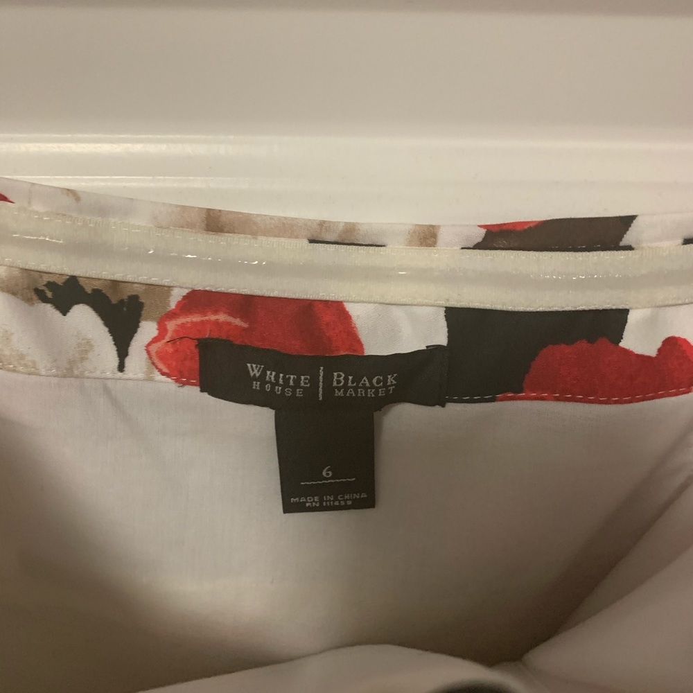 WHBM Strapless Floral Dress - Picture 2 of 3